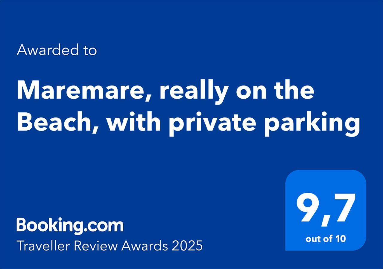 Maremare, Really On The Beach, With Private Parking Savona Dış mekan fotoğraf